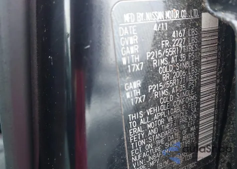 2011 Nissan Juke Sl from USA, damaged, VIN JN8AF5MV2BT019872